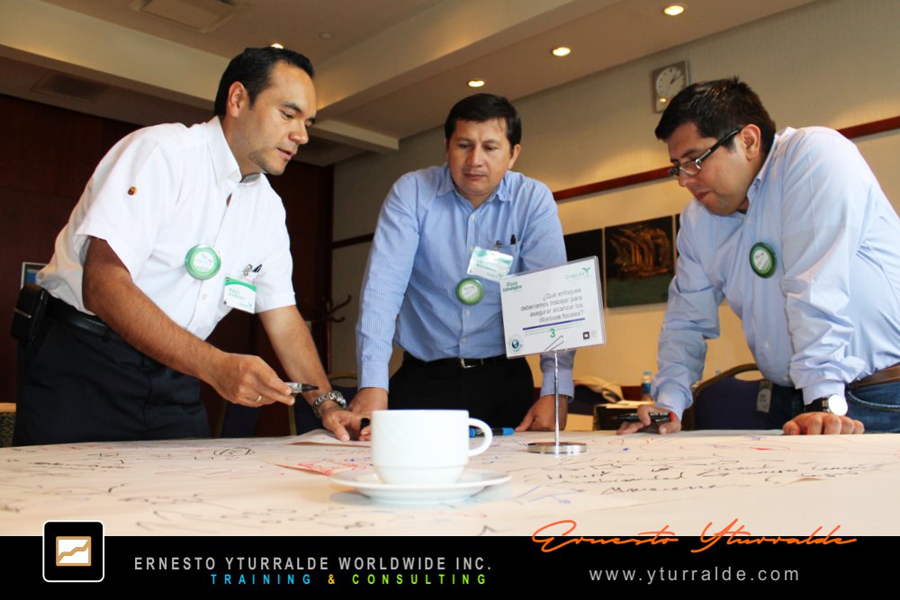World Café Workshops para diálogo estratégico y aprendizaje colaborativo | Ernesto Yturralde Worldwide Inc.