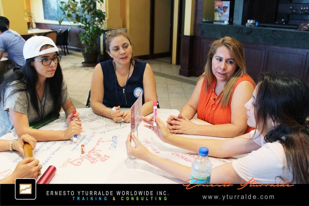 World Café Workshops para desarrollar pensamiento colectivo | Ernesto Yturralde Worldwide Inc.